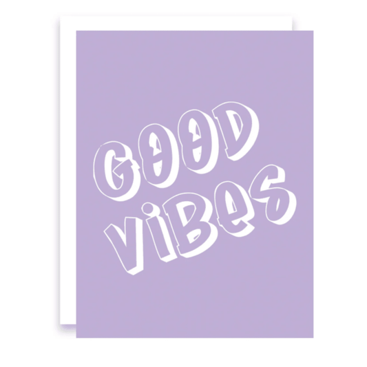Good Vibes Greeting Card • Hello There Greetings - KushKards