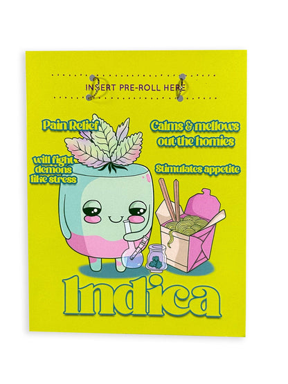 Indica Artist Series 🎨 Cannabis Greeting Card - KushKards