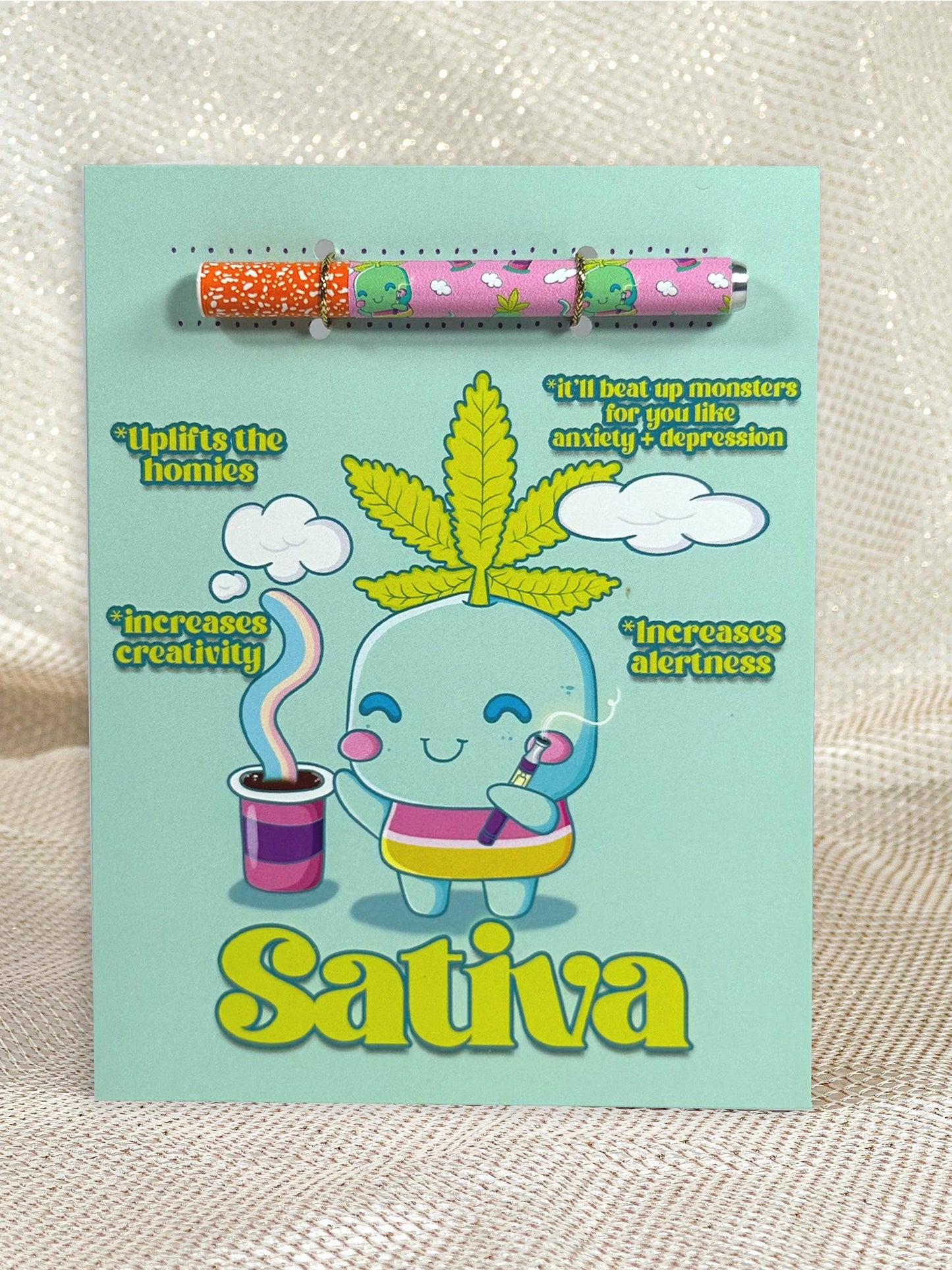 Sativa Artist Series 🎨 Greeting Card - KushKards