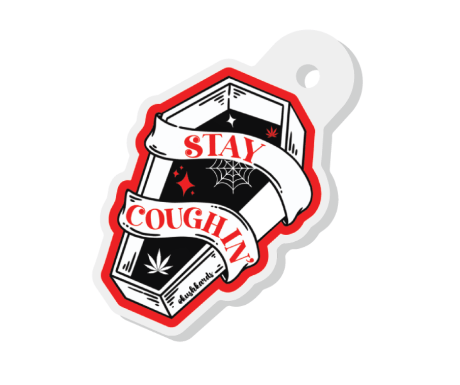 Stay Coughin Halloween Kush Charm ⚰️ - KushKards