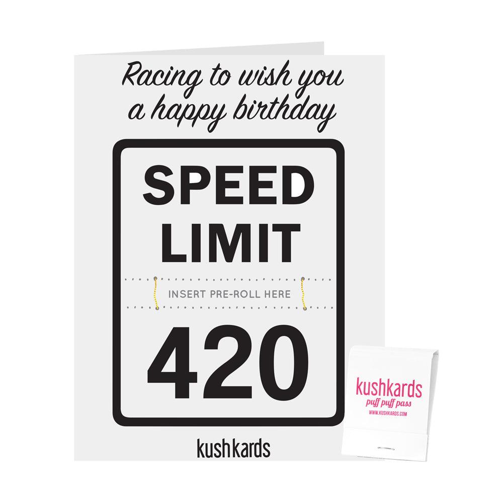 🏁 420 Birthday Cannabis Greeting Card - KushKards