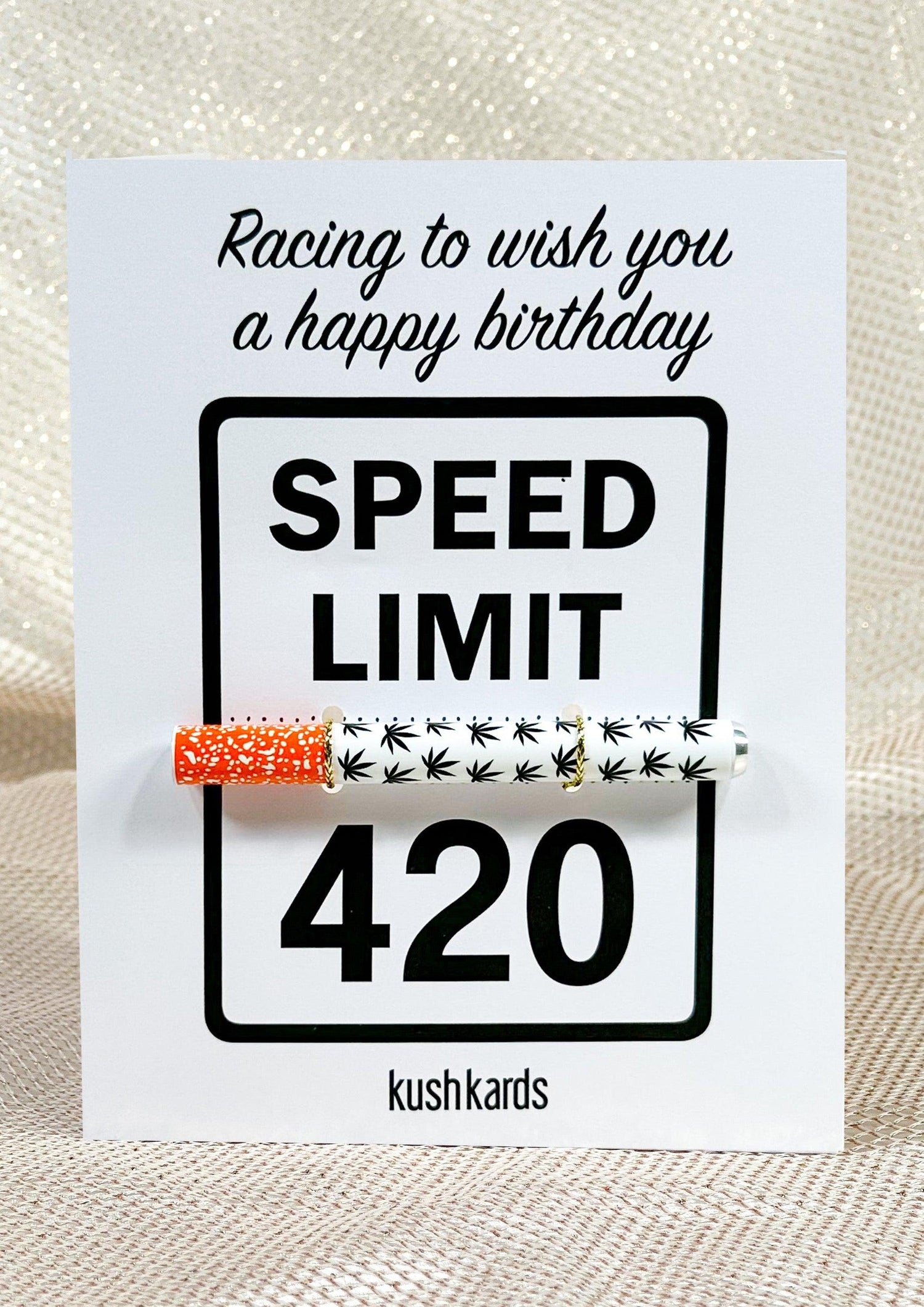 🏁 420 Birthday Cannabis Greeting Card - KushKards