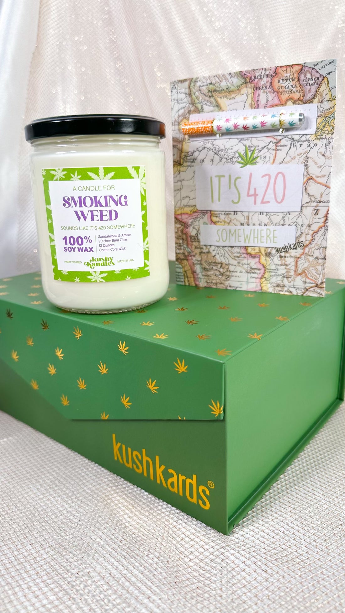 Smoking Weed 420 Gift Box Set - KushKards