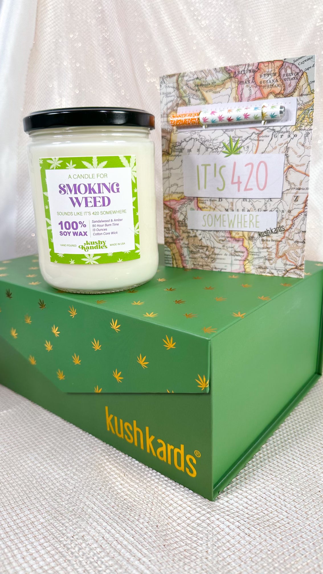 Smoking Weed 420 Gift Box Set - KushKards