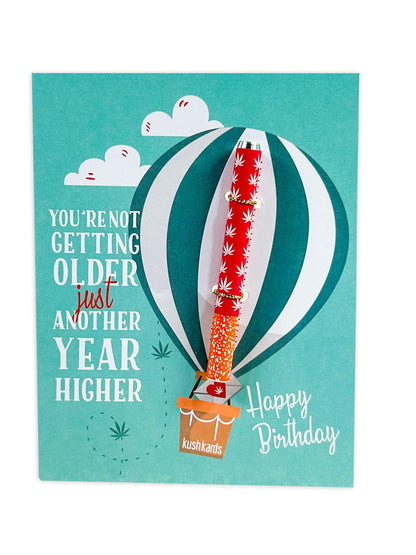 🎈Another Year Higher Birthday Cannabis Greeting Card - KushKards