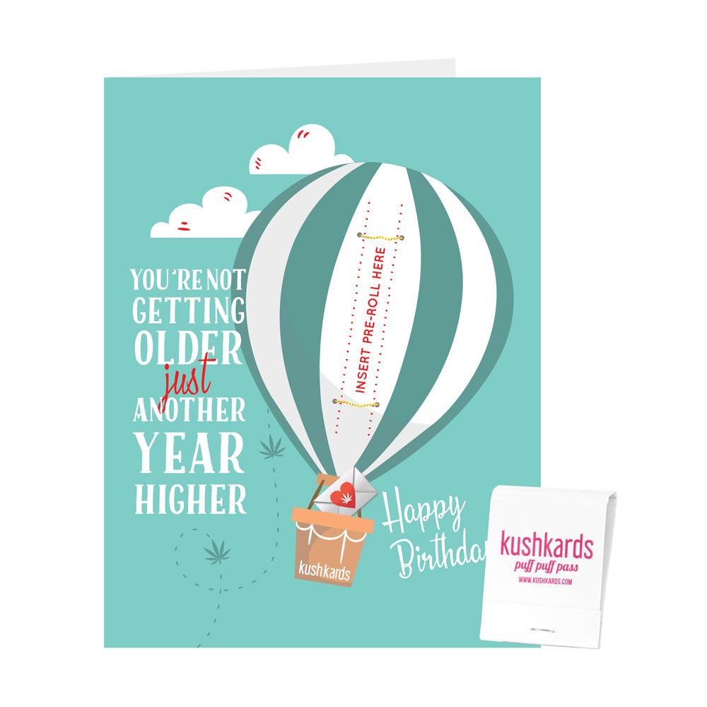 🎈Another Year Higher Birthday Cannabis Greeting Card - KushKards