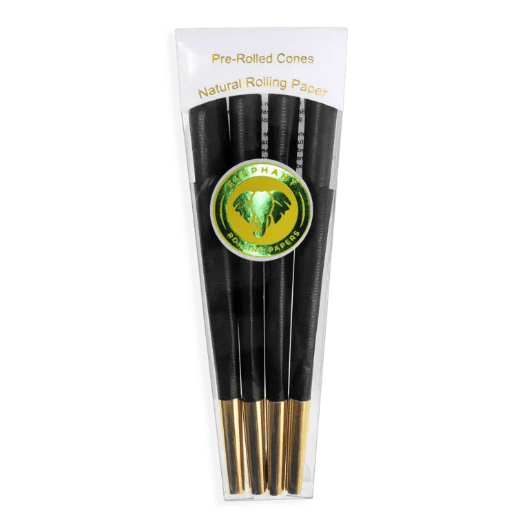 🖤 Black and Gold Beautiful Burns Pre-Rolled Cones - KushKards