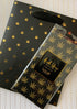 Black & Gold Pot Leaf Print Gift Bag & Tissue Gift Wrap - KushKards