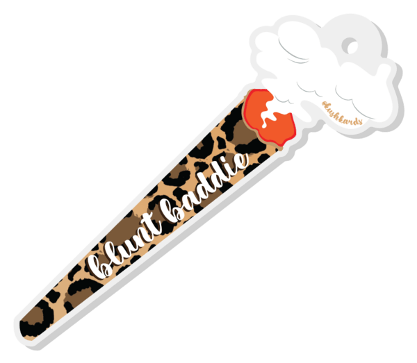 Blunt Baddie Cheetah Kush Charm - KushKards