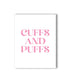 Cuffs and Puffs Adult Naughty Card - KushKards