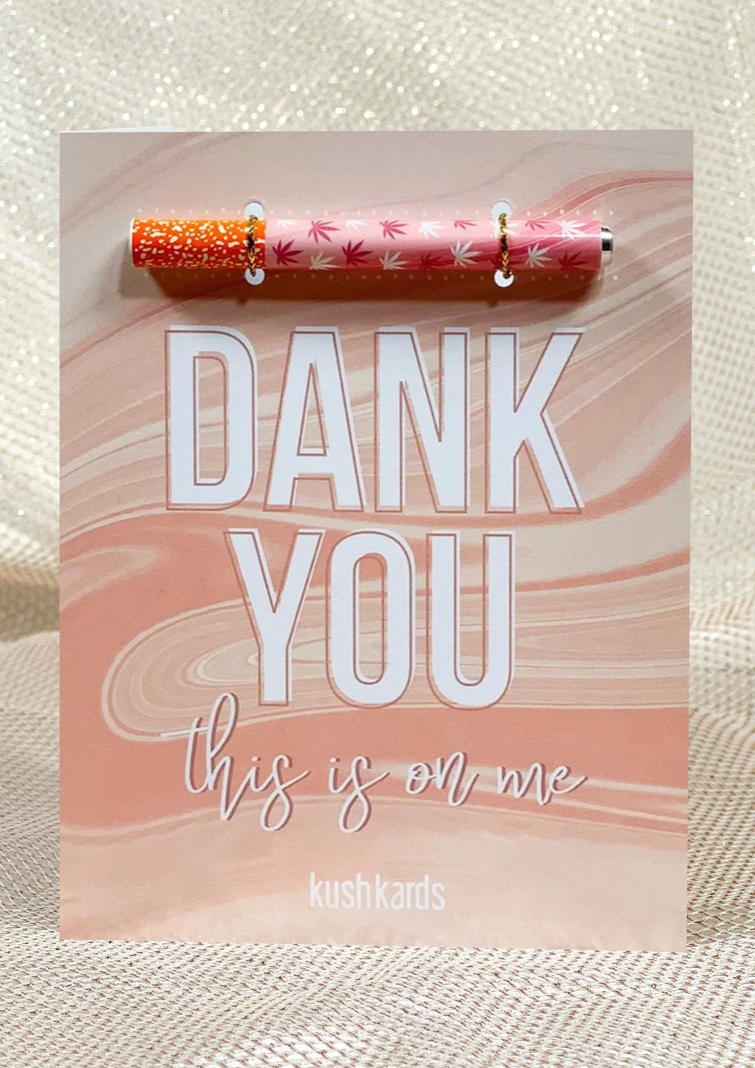 🙏 Dank You Cannabis Greeting Card - KushKards