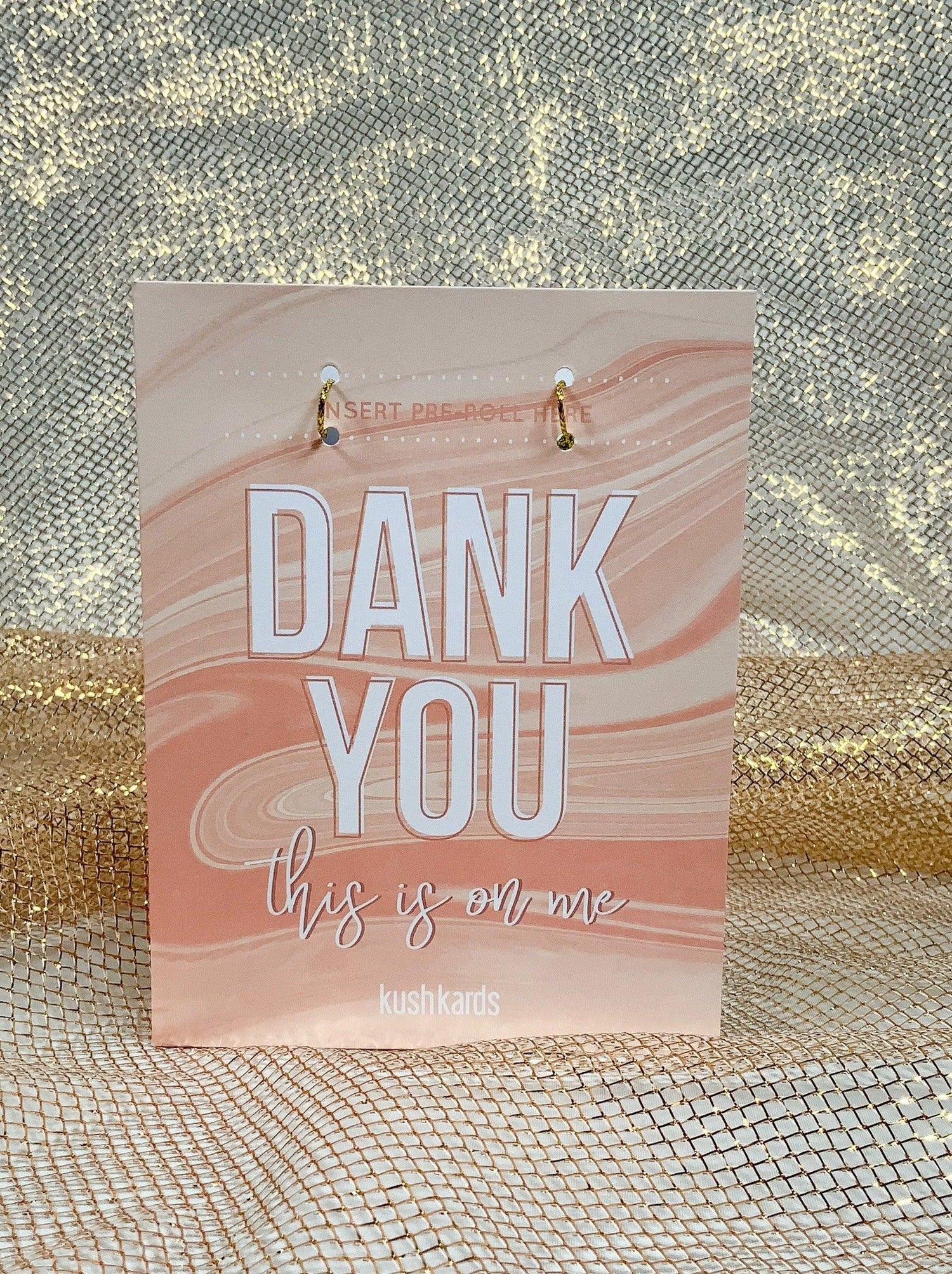 🙏 Dank You Cannabis Greeting Card - KushKards