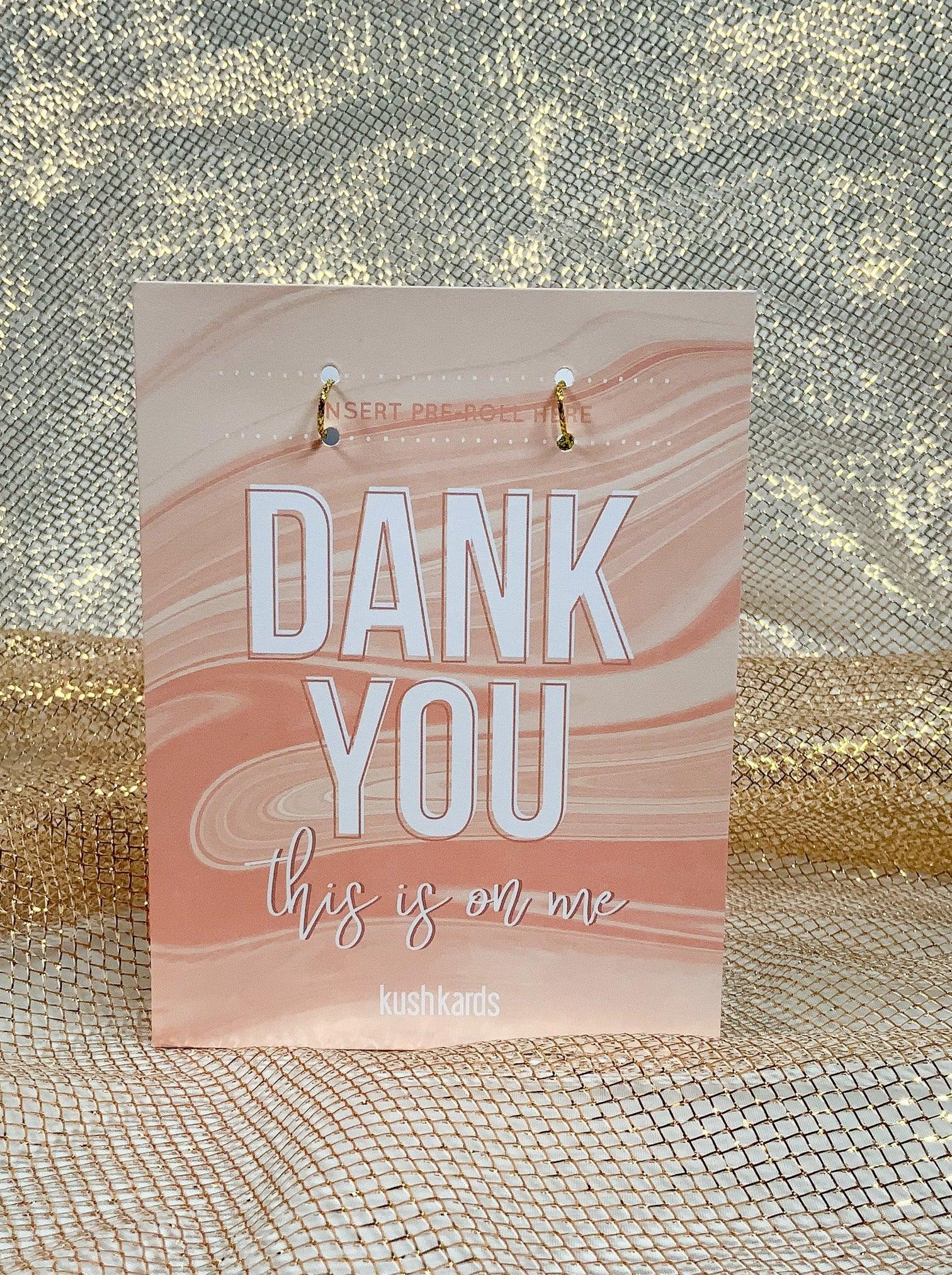 🙏 Dank You Cannabis Greeting Card - KushKards