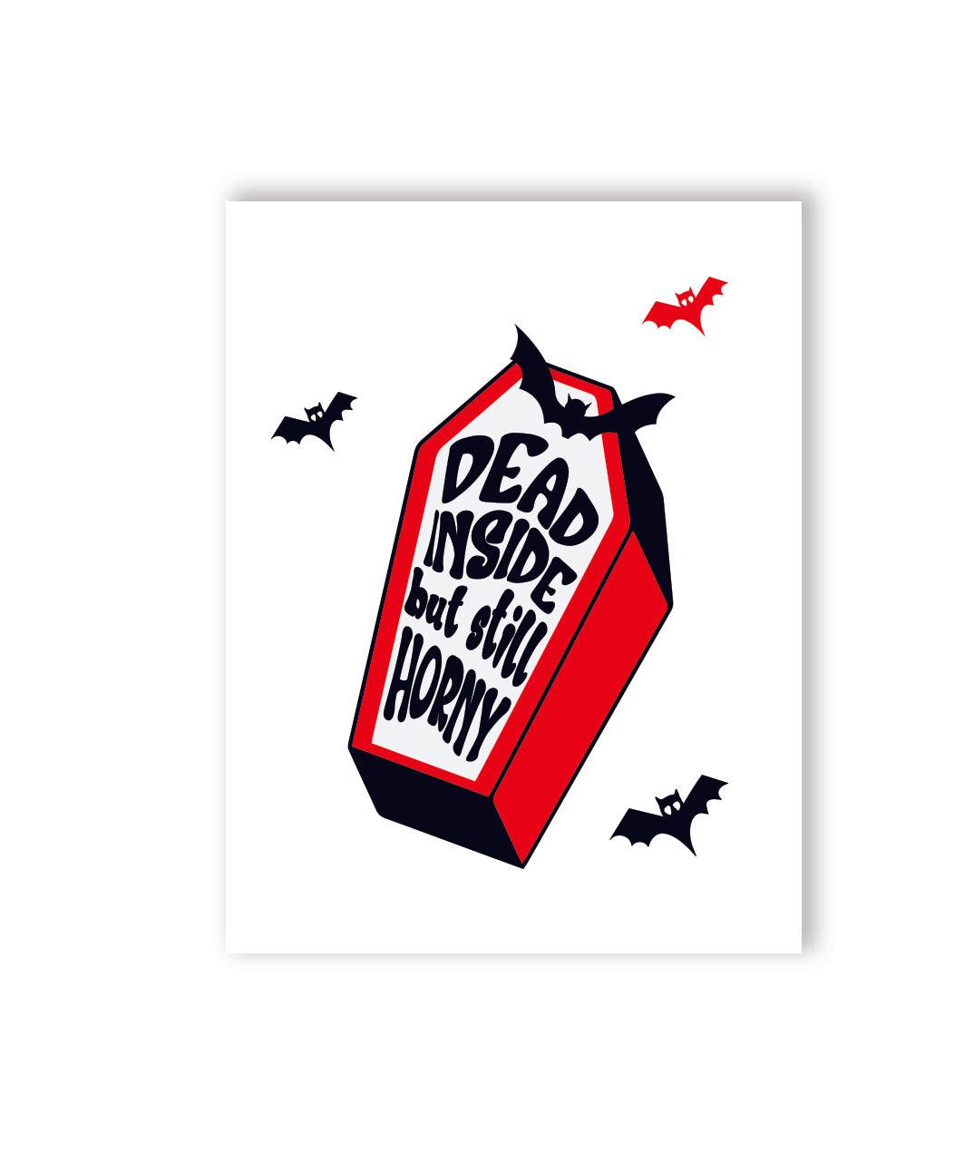 ⚰️ Dead But Honey Halloween Naughty Greeting Card - KushKards