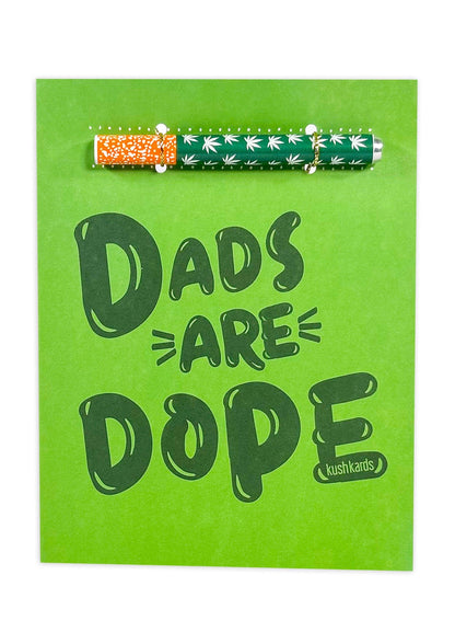 💚 Dope Dad Cannabis Greeting Card - KushKards
