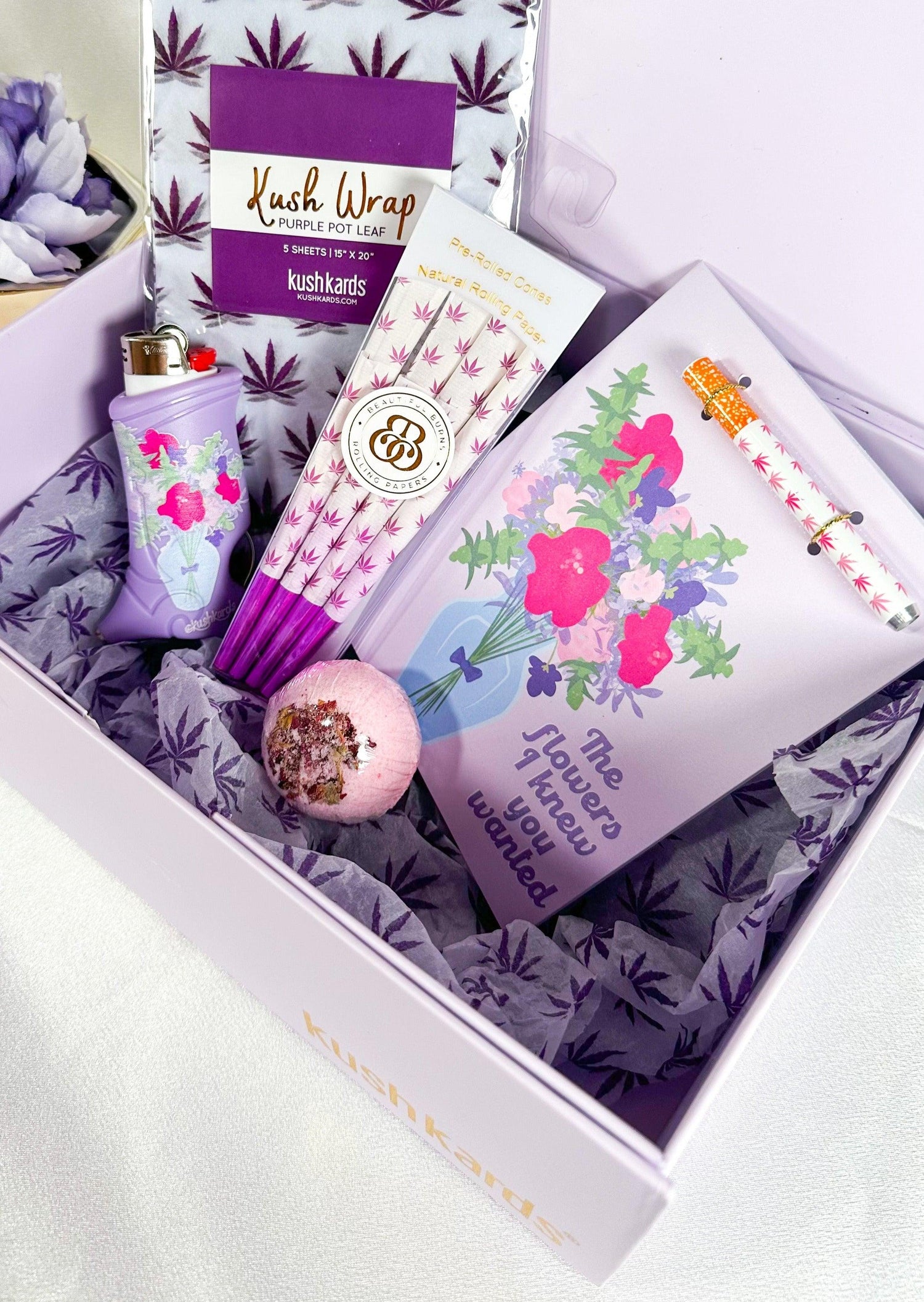 💐 Flowers Gift Box Set - KushKards