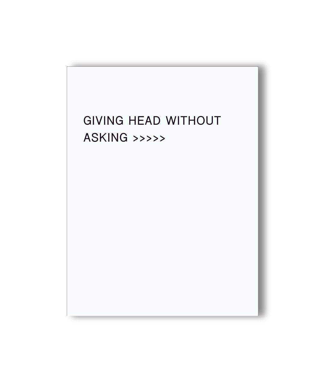 Giving Head Card - KushKards