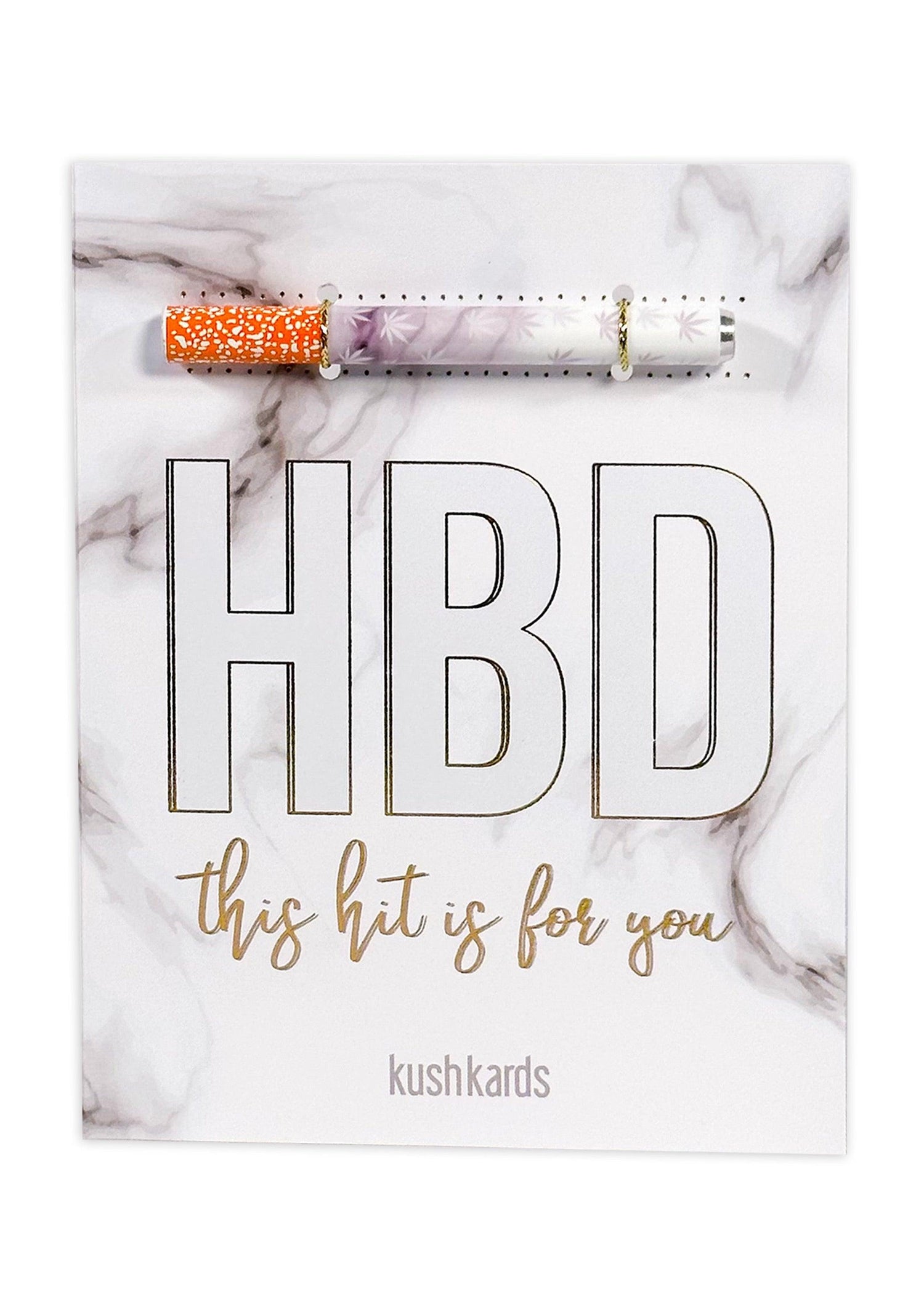 🍰 HBD Birthday Cannabis Greeting Card - KushKards