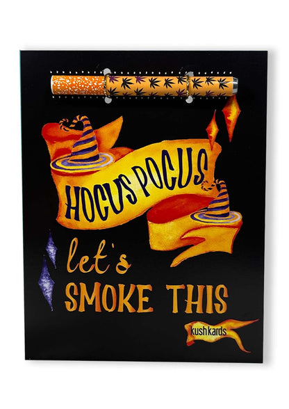 🎃 Hocus Pocus Halloween Cannabis Greeting Card - KushKards