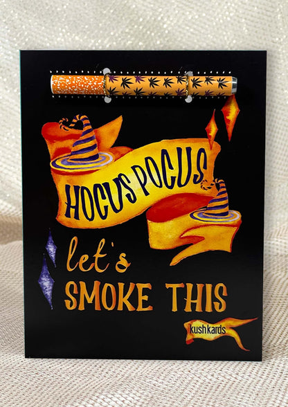 🎃 Hocus Pocus Halloween Cannabis Greeting Card - KushKards