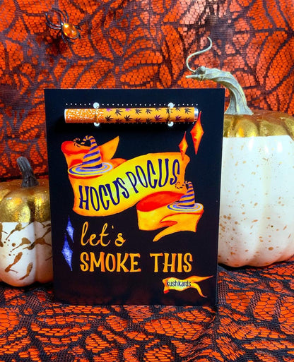 🎃 Hocus Pocus Halloween Cannabis Greeting Card - KushKards