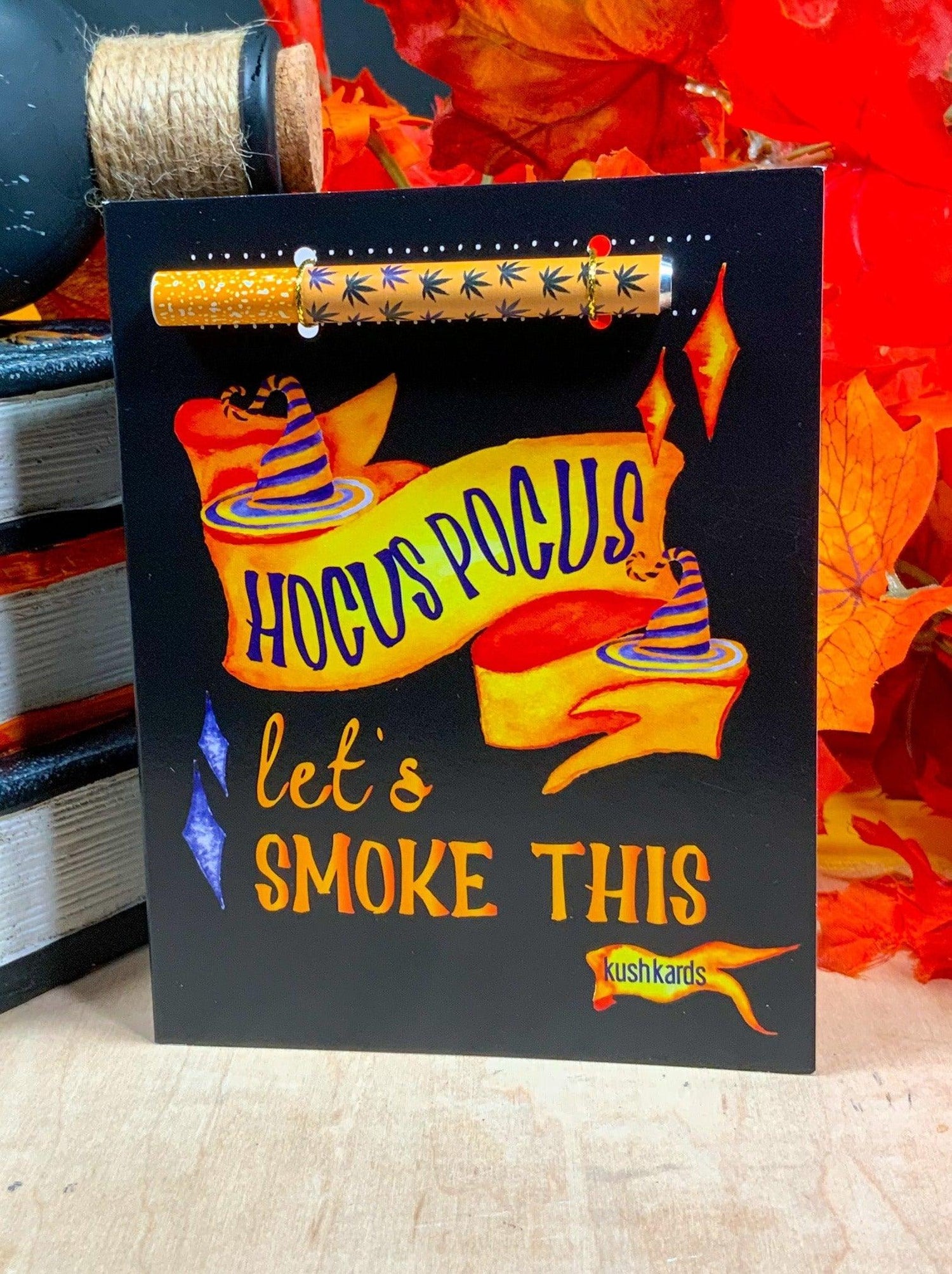 🎃 Hocus Pocus Halloween Cannabis Greeting Card - KushKards