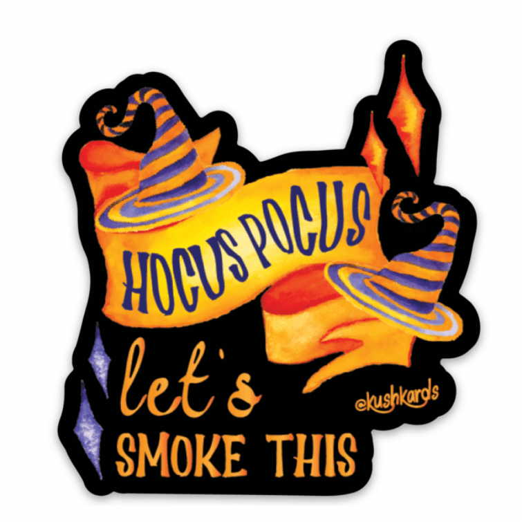 Hocus Pocus Halloween Sticker - KushKards