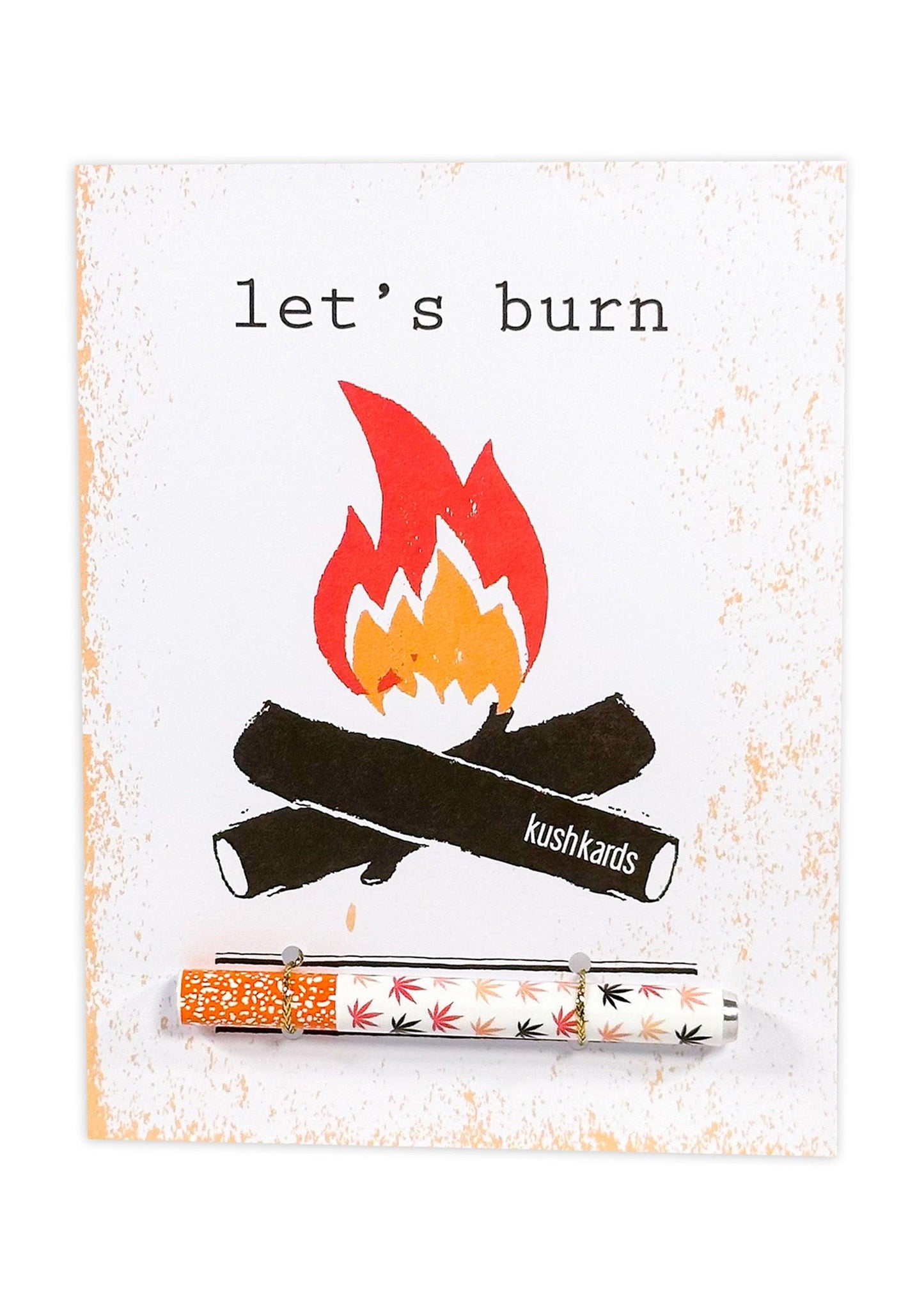 🔥 Let's Burn Cannabis Greeting Card - KushKards