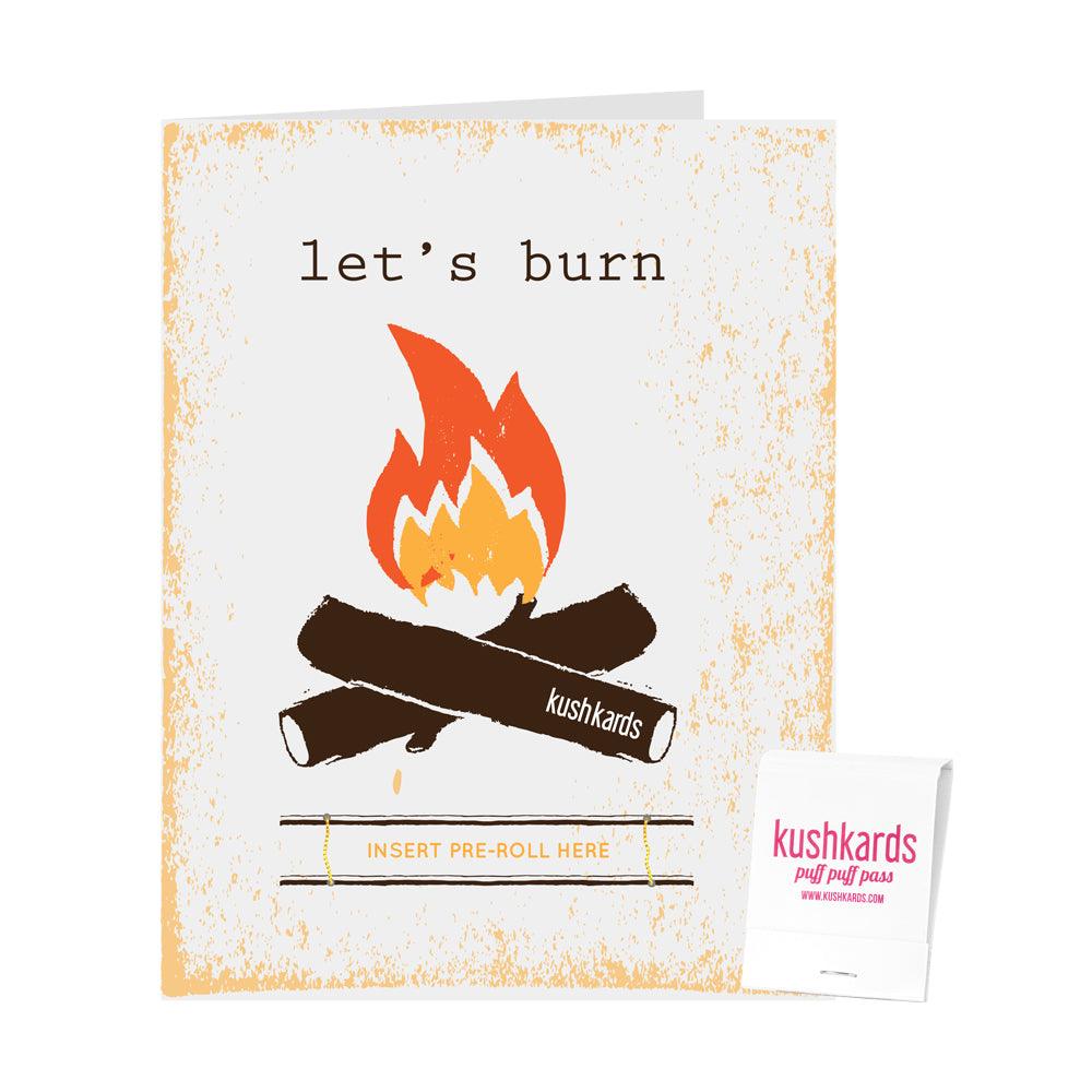 🔥 Let's Burn Cannabis Greeting Card - KushKards