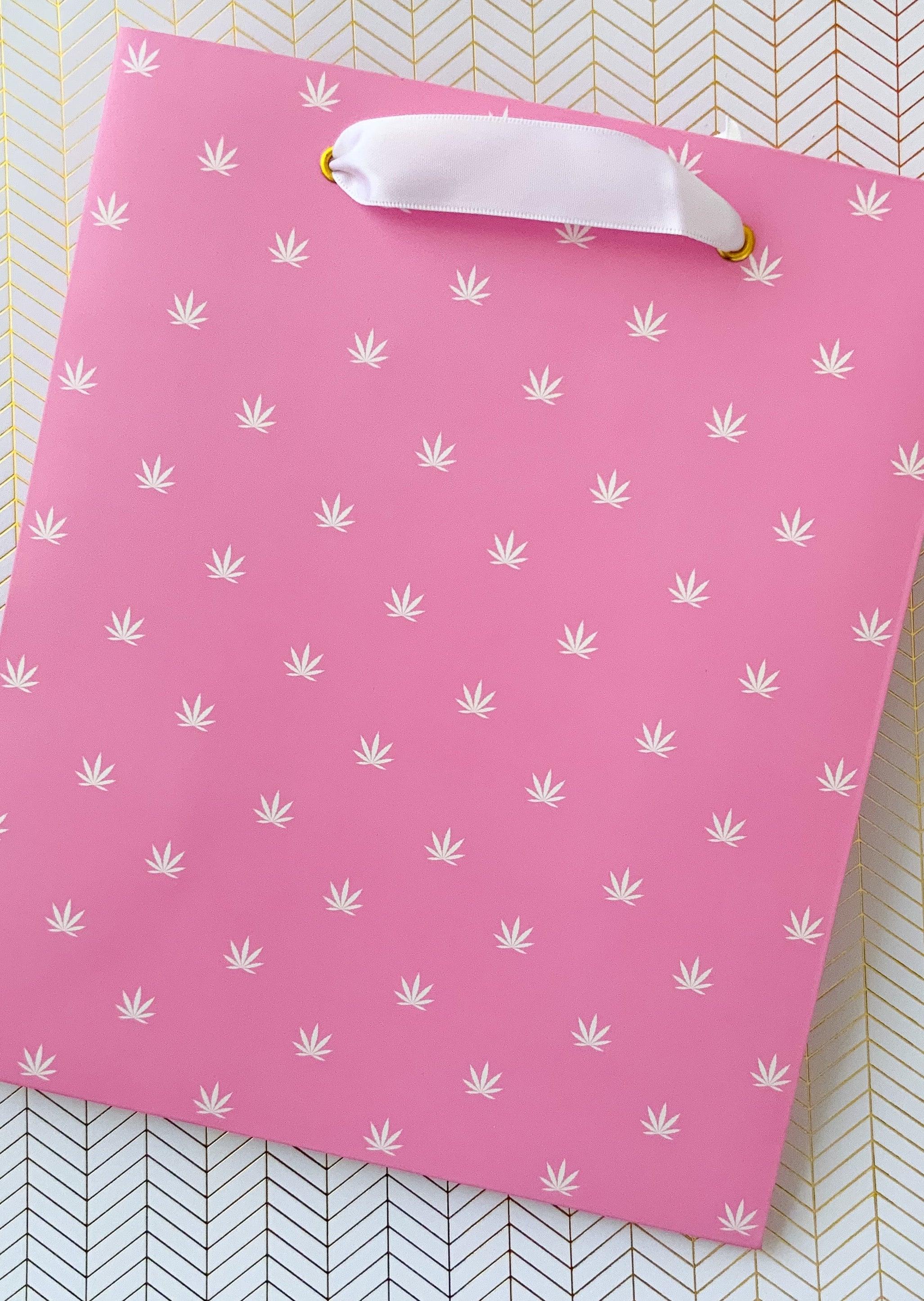 Pink/White Gift Wrap ! - KushKards