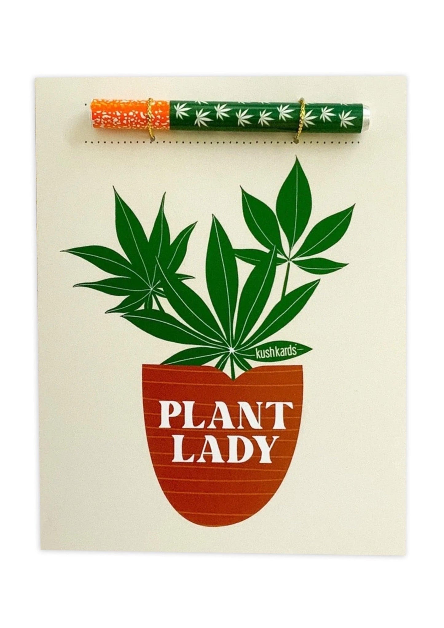 🪴Plant Lady Cannabis Greeting Card - KushKards