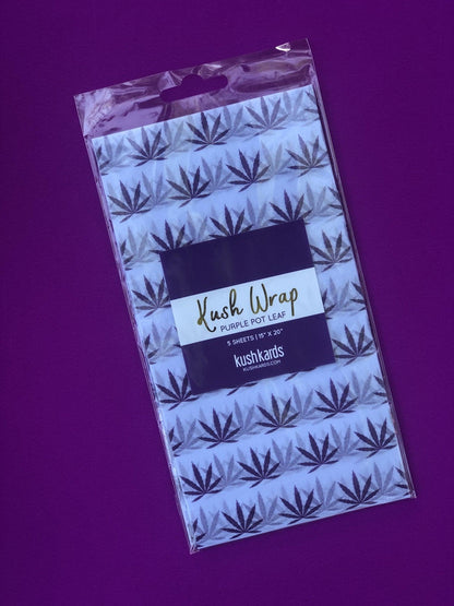Purple Polka Pot Gift Bag * - KushKards