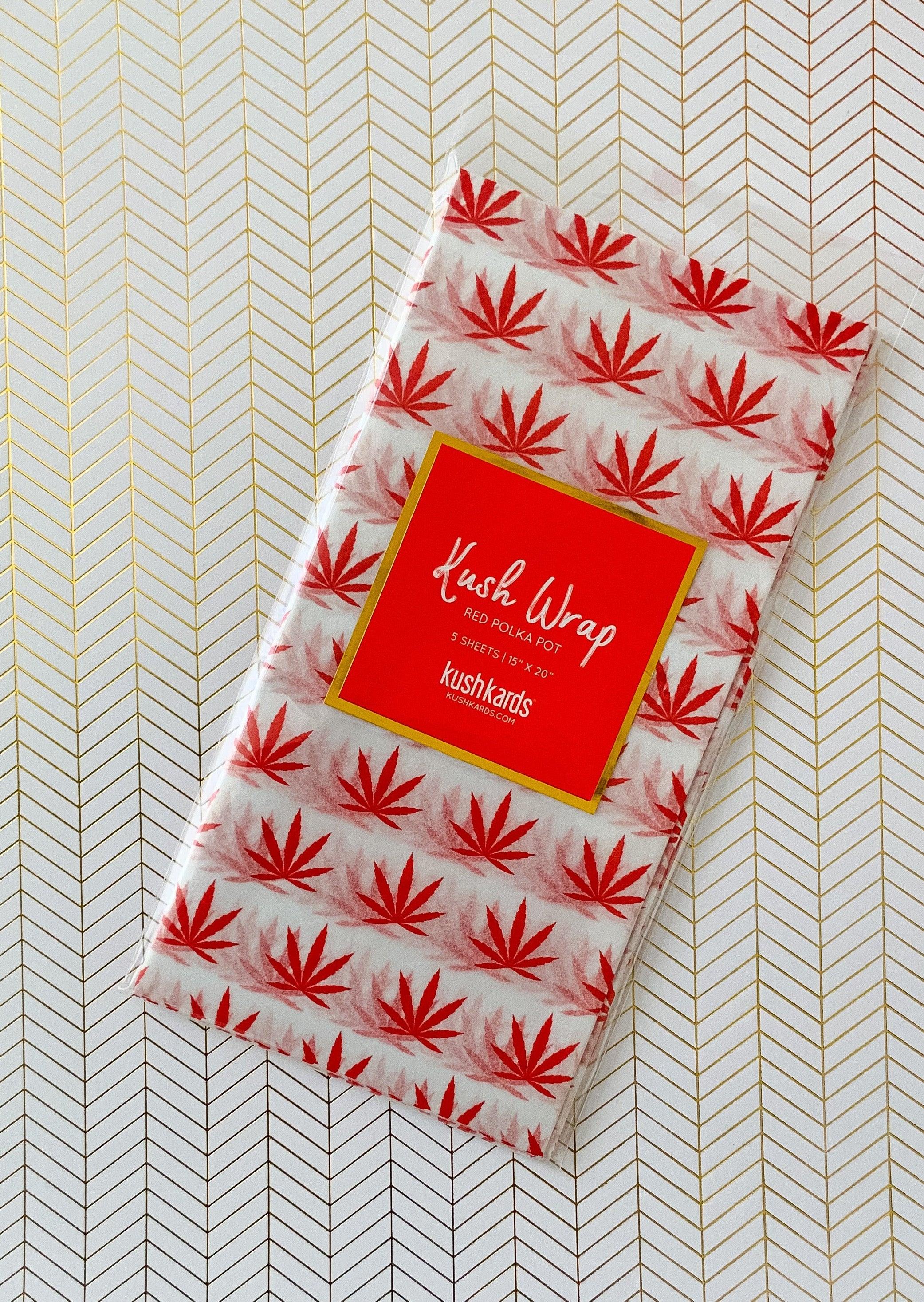 Red/White Gift Wrap ! - KushKards