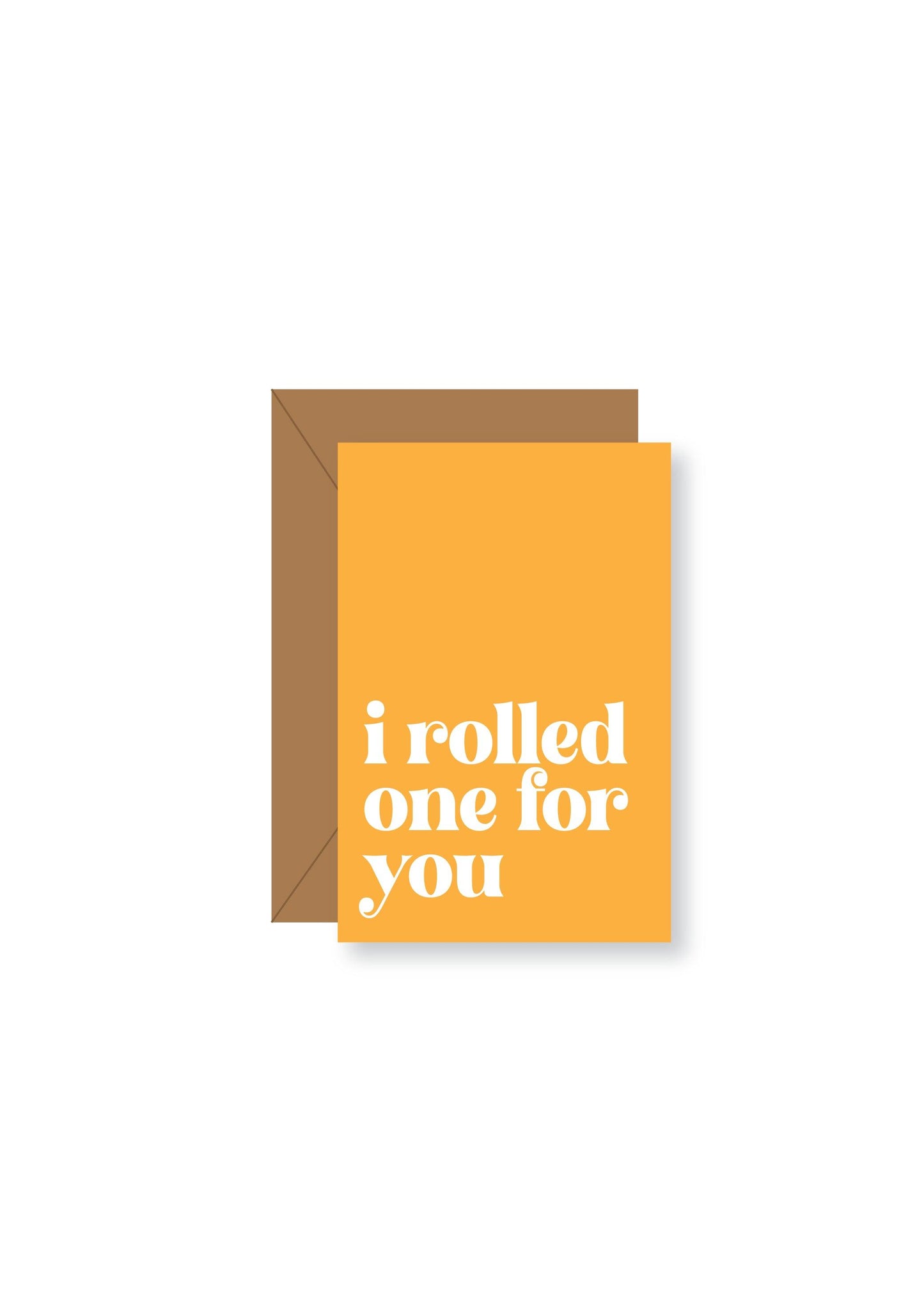 🙏 Rolled One For You Thank You 420 Greeting Card - KushKards