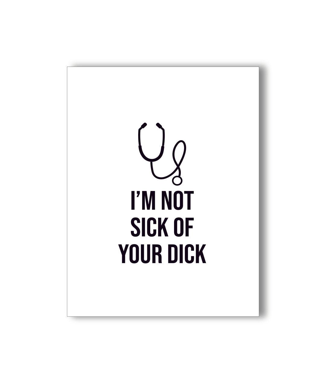 Sick Dick Card - KushKards