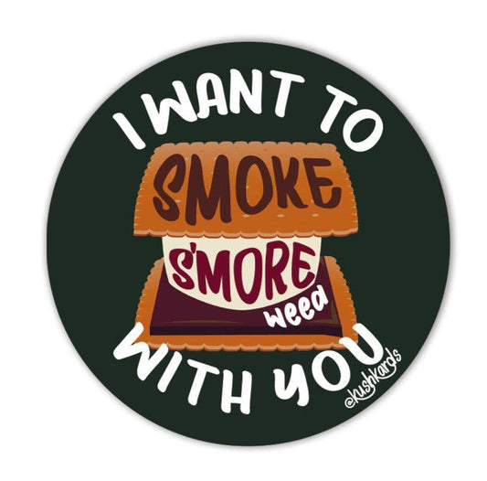 Smoke S'More Weed Kush Sticker - KushKards
