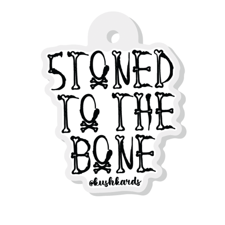 Stoned To The Bone Halloween Kush Charm ☠ - KushKards