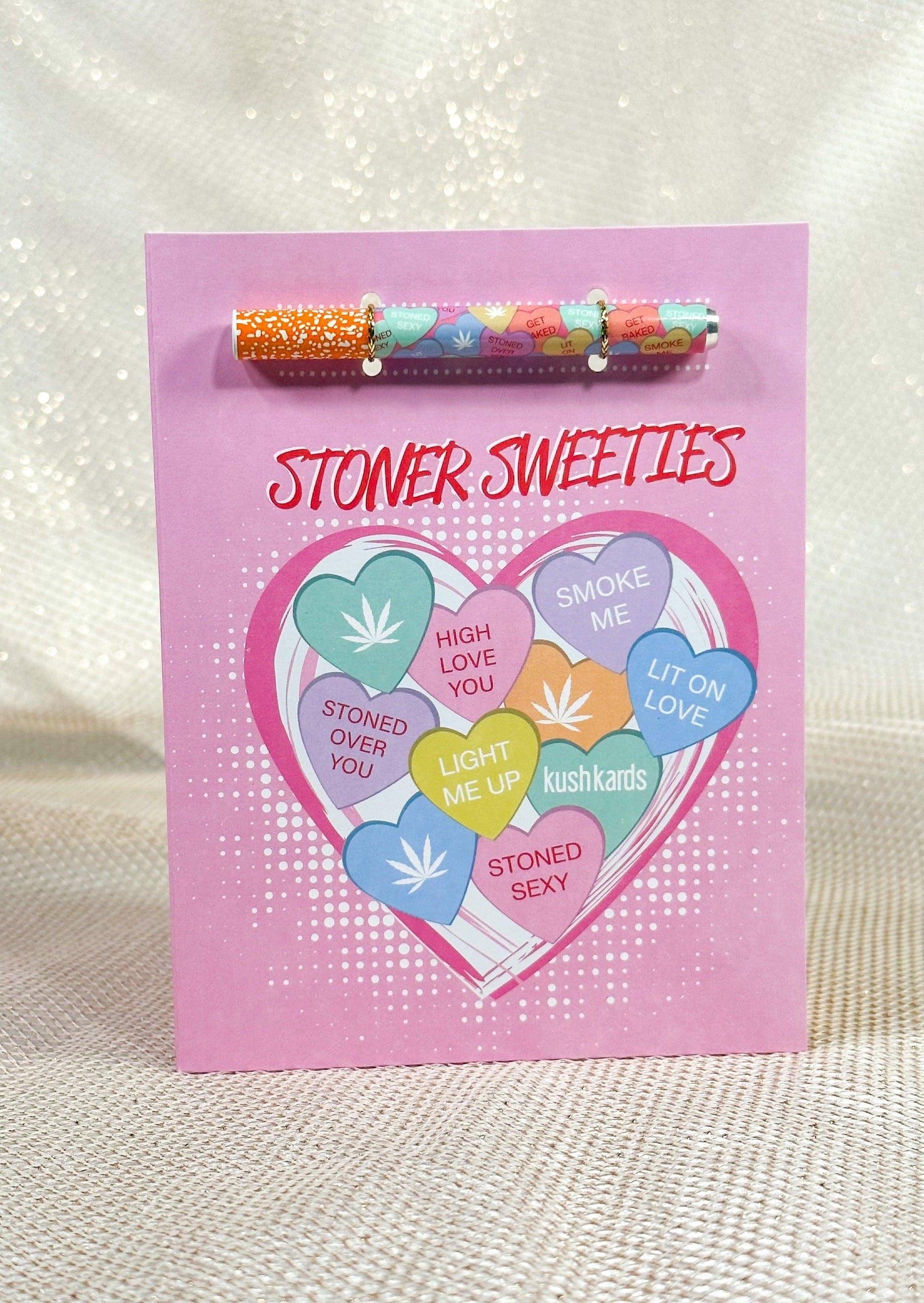 💕 Stoner Sweeties Valentine's Day Cannabis Greeting Card - KushKards