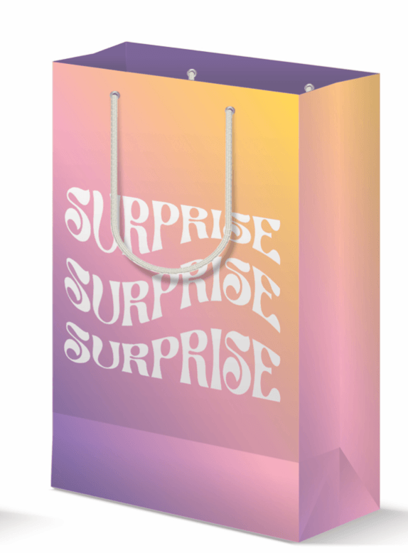 Surprise Gradient Large Gift Bag - KushKards