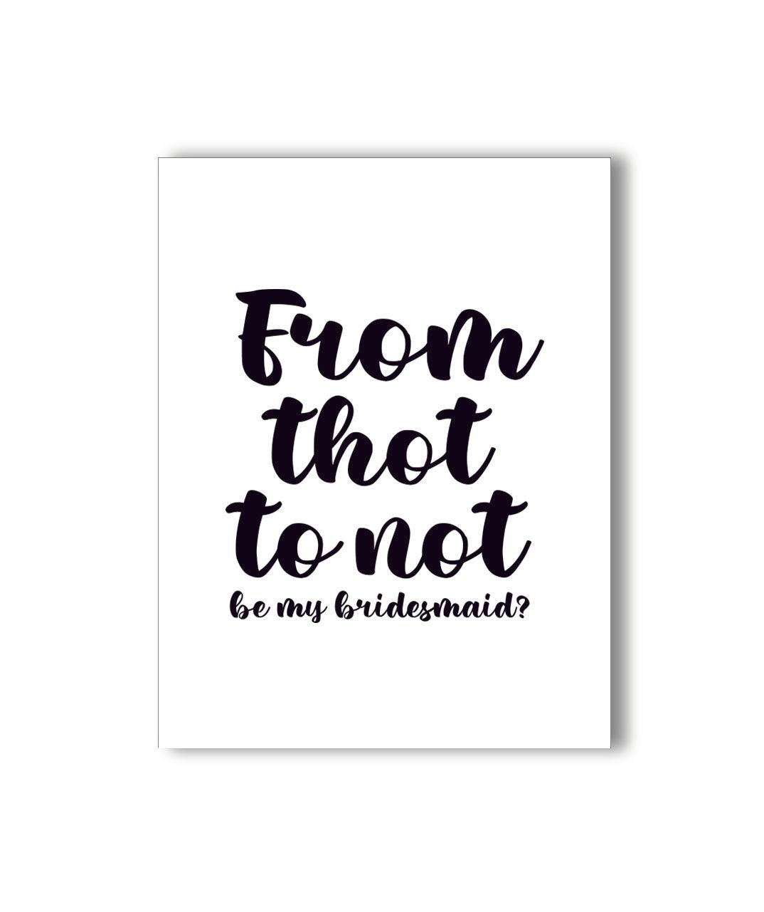 Thot Not Card - KushKards
