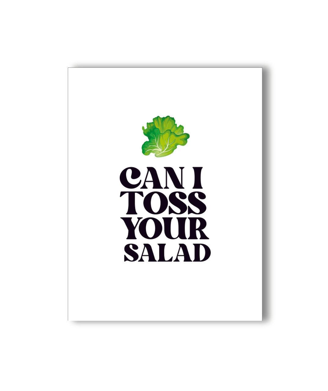 Toss Your Salad Card - KushKards
