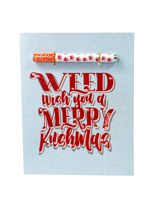 Weed Wish Holiday Cannabis Greeting Card - KushKards