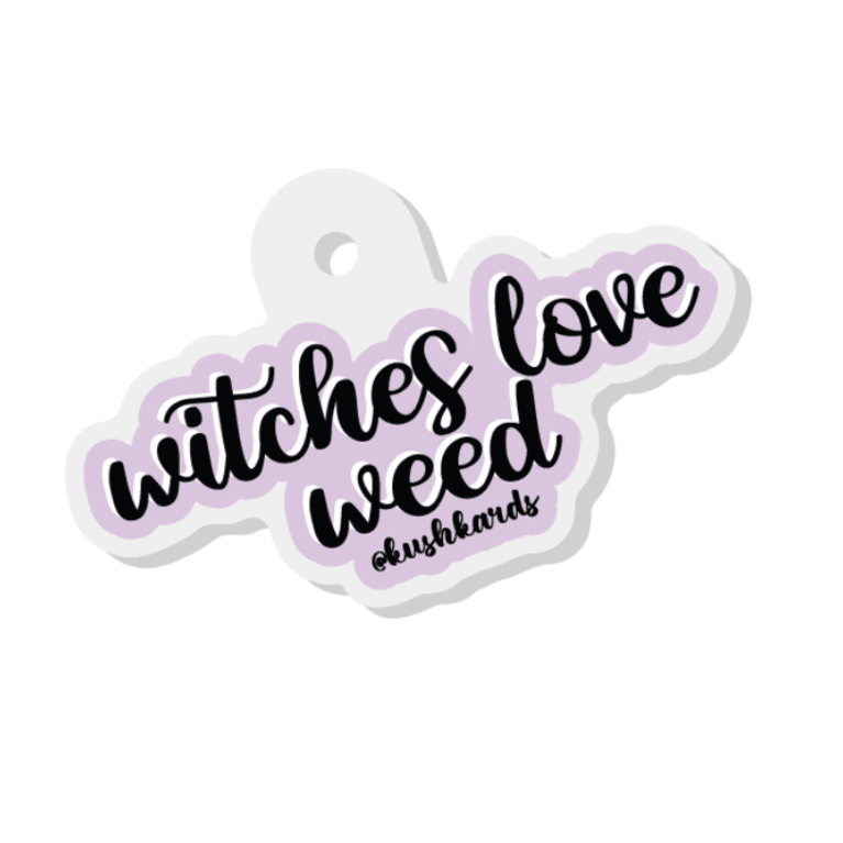 Witches Love Weed Kush Charm - KushKards